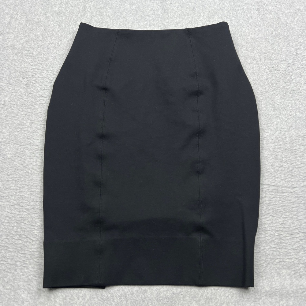 Spanx Perfect Pencil‎ Skirt Women's Medium Black Pull On Stretch Office 20269R